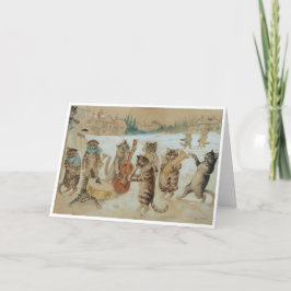 Louis Wain Cat - tackkort