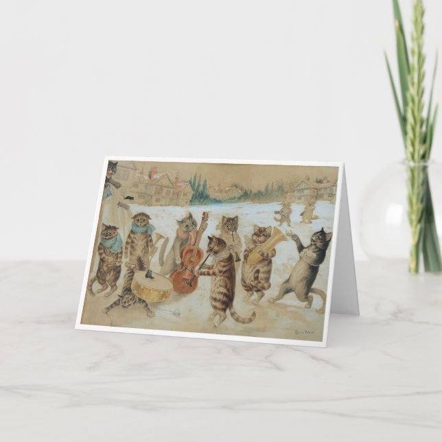 Louis Wain Cat - tackkort (Framsida)