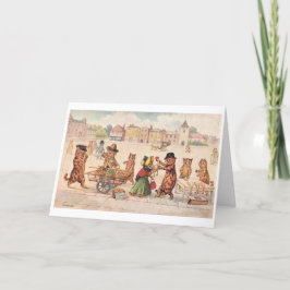 Louis Wain Cat - tackkort