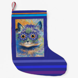 Louis Wain, Cat with Daisy Eyes, Liten Julstrumpa