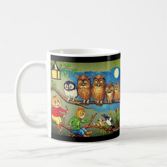 Louis Wain Cats & Uggla Mugg (Vänster)