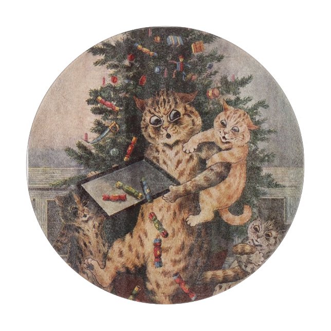 Louis Wain Christmas Time in Catland  (Framsidan)