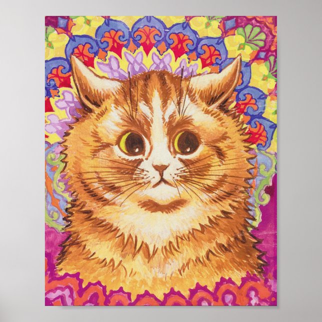 Louis Wain Colorful Cat Poster (Framsidan)
