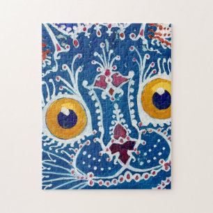 Louis Wain en katt i Gothic Stil Pussel