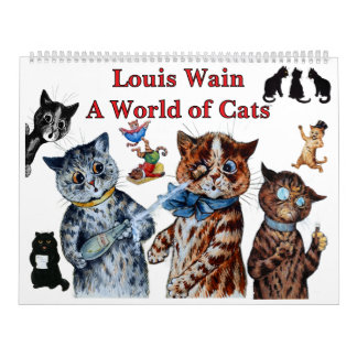 Louis Wain - En värld av katter Kalender