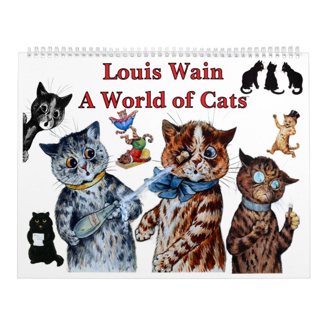 Louis Wain - En värld av katter Kalender (Omslag)