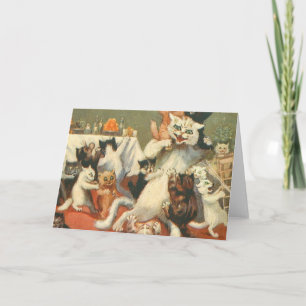 Louis Wain God Jul Kort
