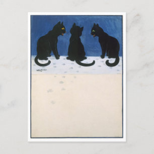 Louis Wain Helgdag Postcard Helg Vykort