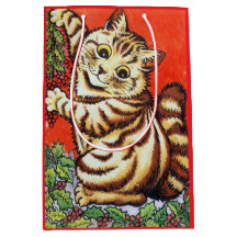 Louis Wain-julkatt Decorera Träd Gift Bag