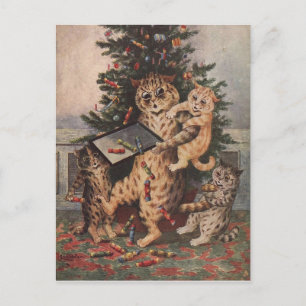 Louis Wain-jultiden i Catland Helg Vykort
