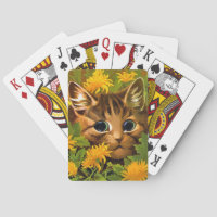 Louis Wain katt som leker kort