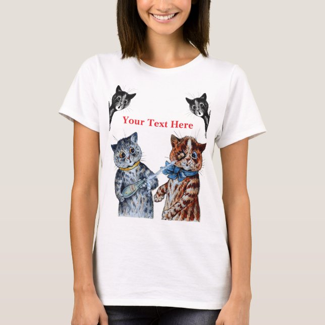 Louis Wain Katter 2 T Shirt (Framsida)