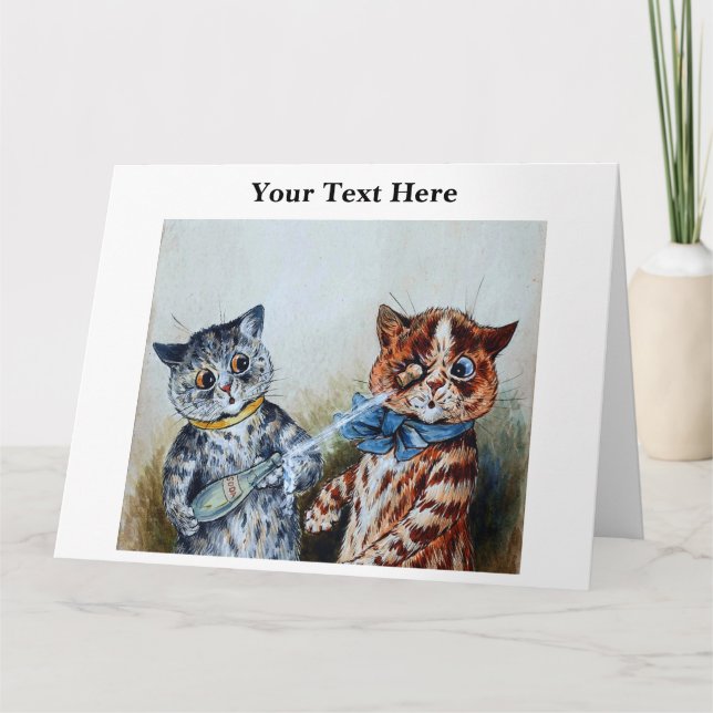 Louis Wain Katter 3 Kort (Framsida)