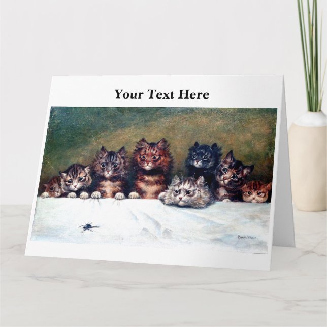 Louis Wain Katter 3 Kort (Framsida)