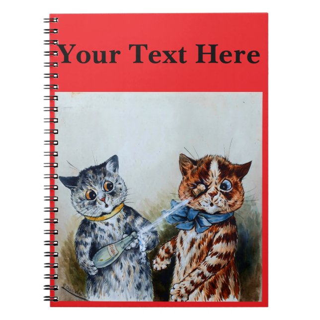 Louis Wain katter  Anteckningsbok (Framsidan)