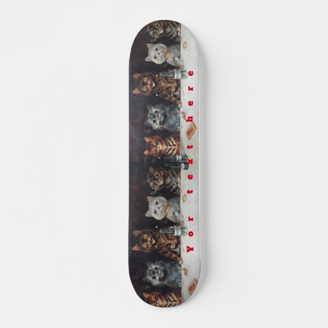 Louis Wain Katter Skateboard (Framsida)
