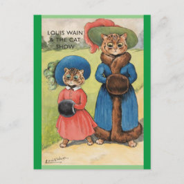 Louis Wain, Kattshow, Konst   Vykort