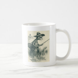 Louis Wain konstverk -- Borta fiskekatt Kaffemugg