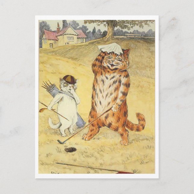 Louis Wain Vykort (Framsida)