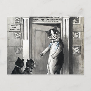 Louis Wain's annual Street by Louis Wain Vykort