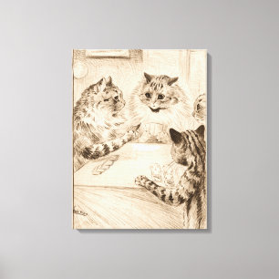 Louis Wains bro över Sighs Canvastryck