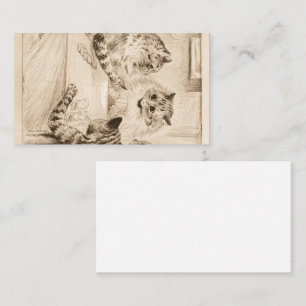 Louis Wains bro över Sighs Visitkort