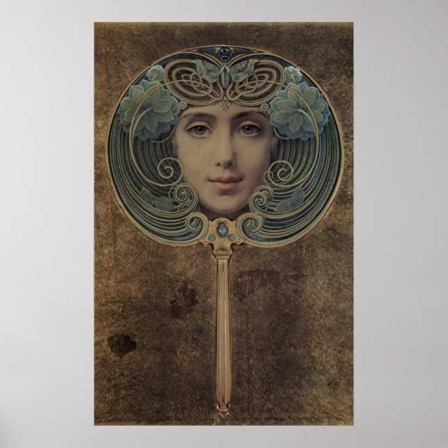 Louis Welden Hawkins Art nouveau Poster (Framsidan)