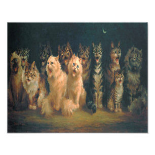 Louis William Wain "kattkör ", Fototryck