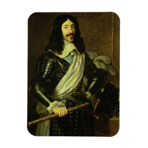 Louis XIII (1601-43) (olja på kanfas) Magnet