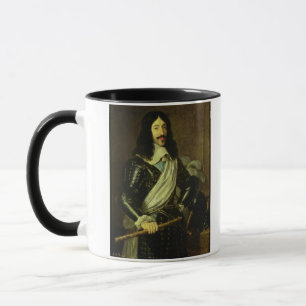 Louis XIII (1601-43) (olja på kanfas) Mugg