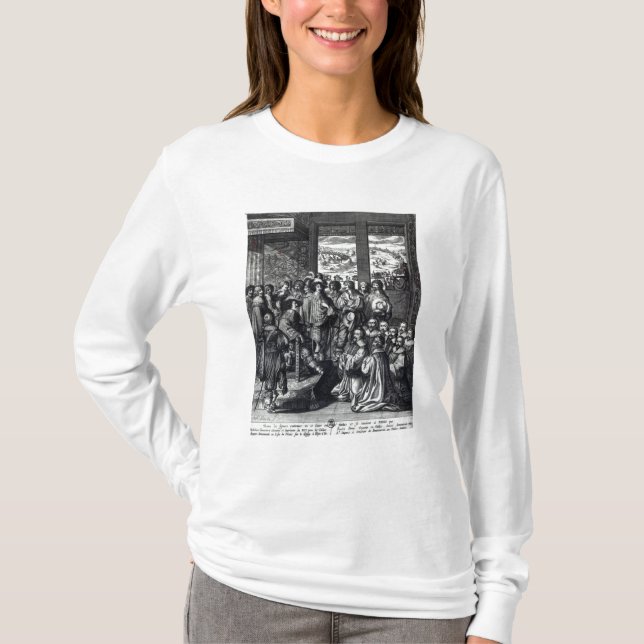 Louis XIII baksida från siegen av La Rochelle Tee (Framsida)