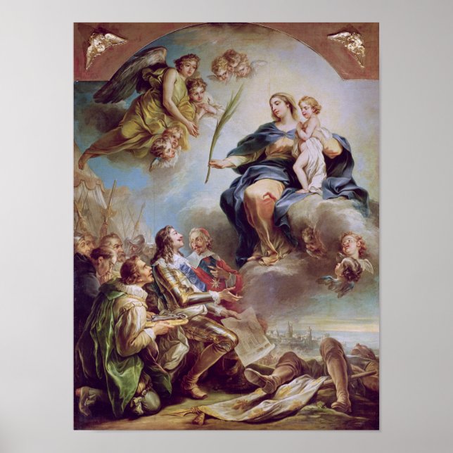 Louis XIII Dedication of the Church Poster (Framsidan)