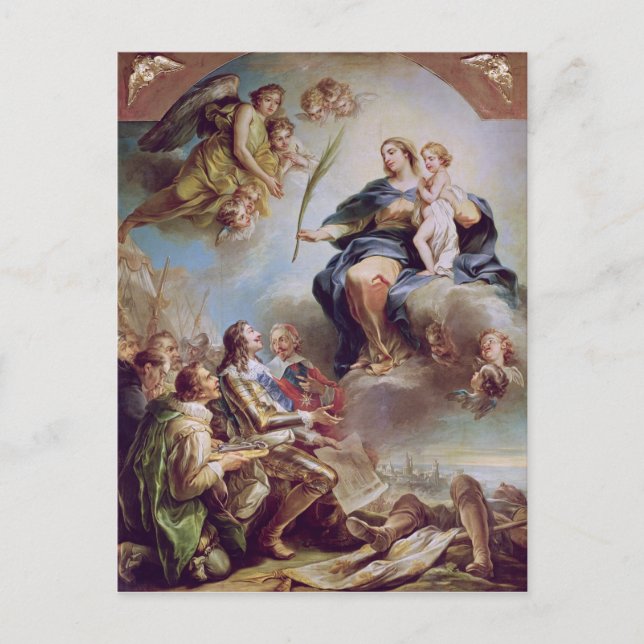 Louis XIII Dedication of the Church Vykort (Framsida)