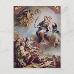 Louis XIII Dedication of the Church Vykort