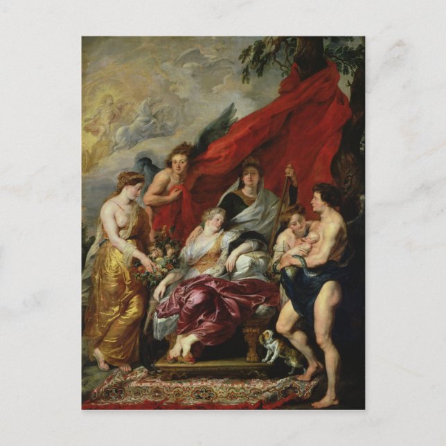 Louis XIII, född i Fontainebleau Vykort (Framsida)