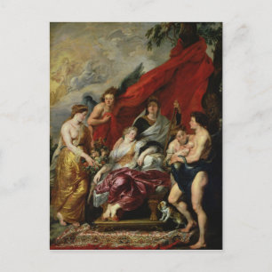 Louis XIII, född i Fontainebleau Vykort