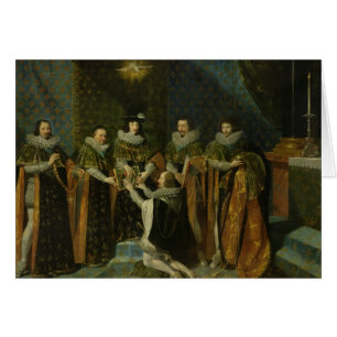 Louis XIII häleriHenri d'Orleans Hälsningskort