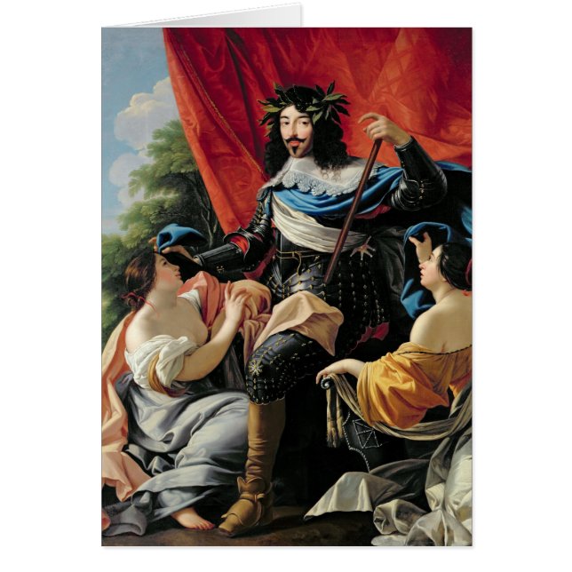 Louis XIII Hälsningskort (Framsidan)