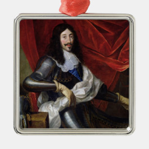 Louis XIII kung av frankriken och Navarre Julgransprydnad Metall