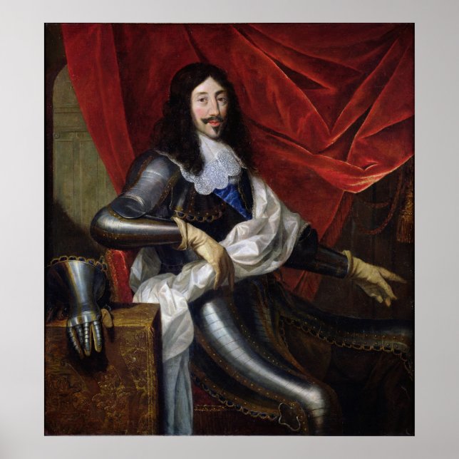 Louis XIII Kung i Frankrike och Navarre Poster (Framsidan)