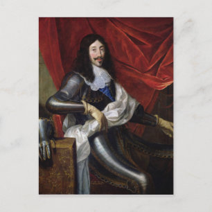 Louis XIII Kung i Frankrike och Navarre Vykort