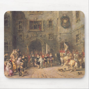 Louis XIII på chateauen av Blois, 1874 (olja på c Musmatta