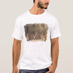 Louis XIII på chateauen av Blois, 1874 (olja på T-shirt