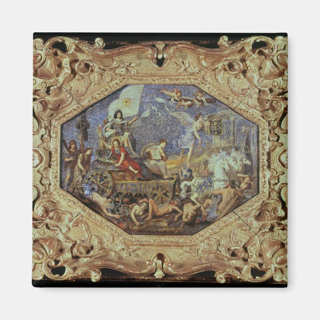 Louis XIII-triumfen över fiender Magnet (Framsidan)