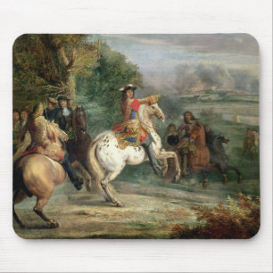 Louis XIV (1638-1715) som har uppsikt över siegen Musmatta