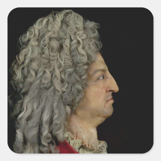 Louis XIV 1706 Fyrkantigt Klistermärke (Framsida)
