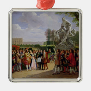 Louis XIV ägnande Pugets 'Milo av Julgransprydnad Metall