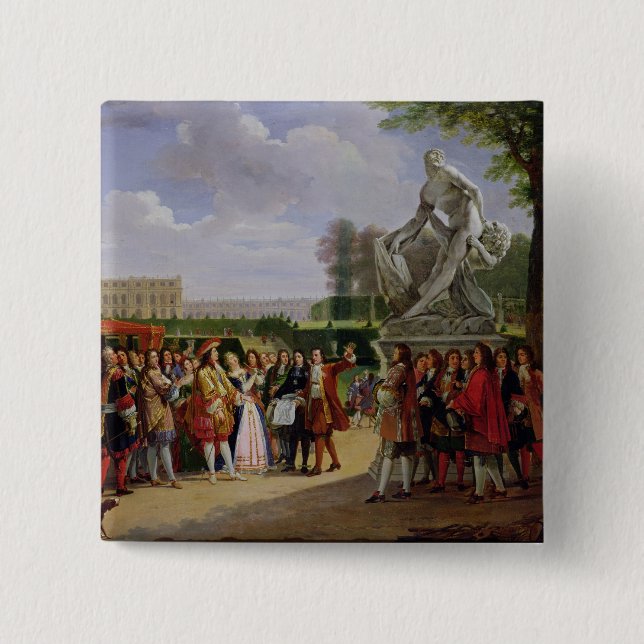 Louis XIV ägnande Pugets 'Milo av Knapp (Framsida)