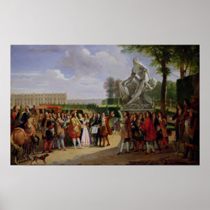 Louis XIV ägnande Pugets 'Milo av Poster