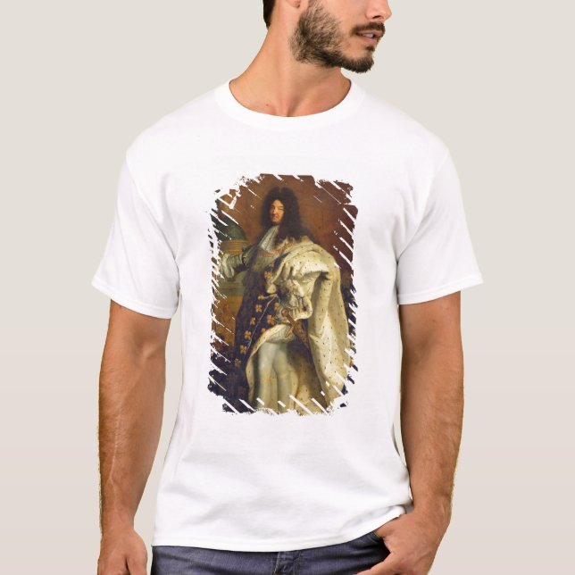 Louis XIV i kunglig dräkt, 1701 Tee (Framsida)